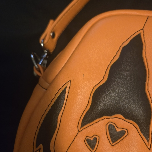 Handmade Pumpkin Jackolantern Halloween Bag ROCKSANDSEWS - Picture 6 of 7